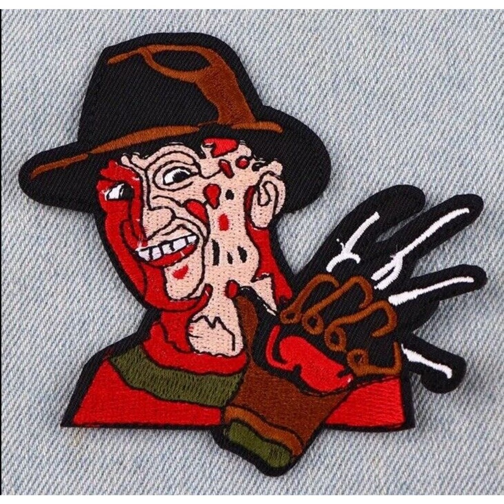 🔥 Freddy Krueger Patch Nightmare On Elm Street Embroidered Horror Movie 3.85”